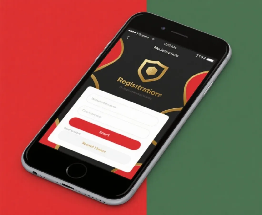 安全注册平台入口页面示意